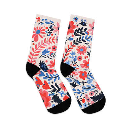 Recycled Poly Socks_Flowers_01