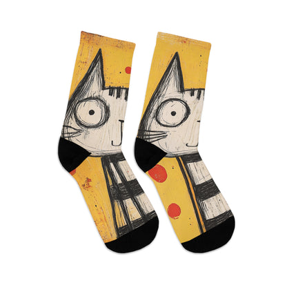 Recycled Poly Socks_Cat_18