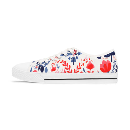 Women's Low Top Sneakers_Flower