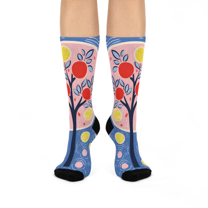 Cushioned Crew Socks_Tree