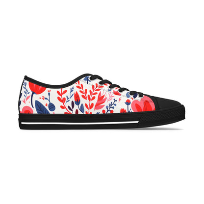 Women's Low Top Sneakers_Flower