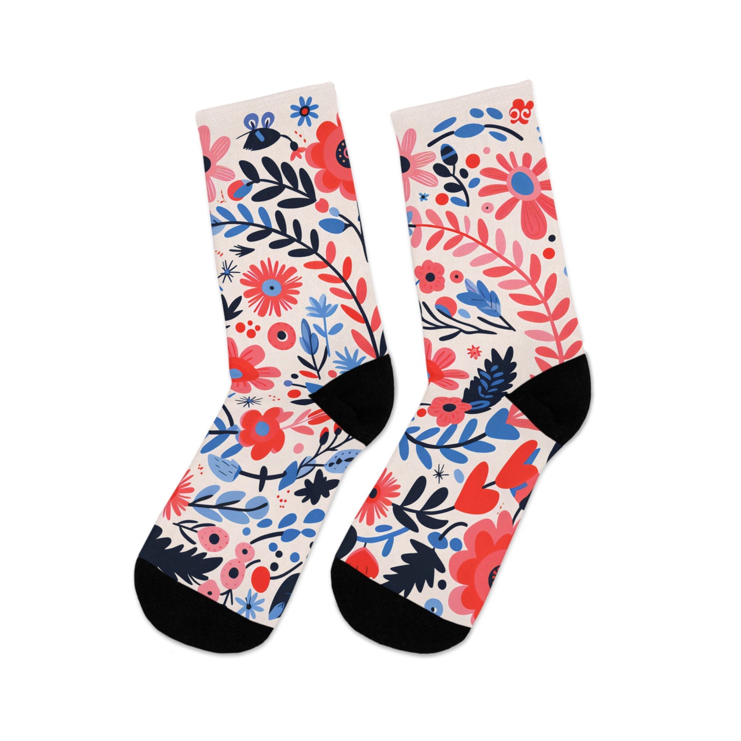 Recycled Poly Socks_Flowers_01